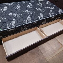 ドリームベッド　サータ　引き出し付きシングルベッド　ペディック　アレルリーフ【愛品倶楽部柏店】の画像