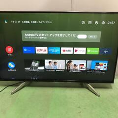  美品【2019年製】 SONY ソニー 43V型 液晶テレビ 4Kチューナー内蔵 Android TV機能 Alexa対応 KJ-43X8500G ネット対応