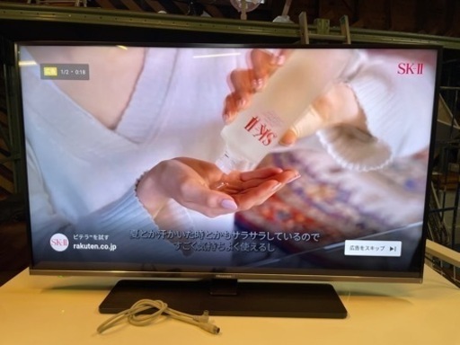 【美品】ハイセンス 43V型 4Kチューナー内蔵液晶テレビ 2019年製 43A6800 Androidテレビ スマートテレビ 初期化済み