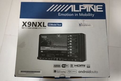 ALPINE 9インチナビ 未使用