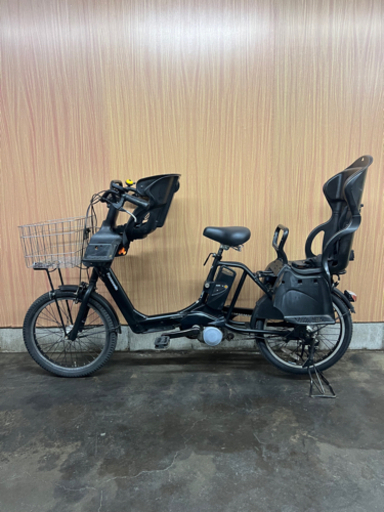 格安品‼️ 子供乗せ 電動自転車 パナソニックギュットアニーズ  黒 20インチ 3人乗り バッテリー容量最大❗️