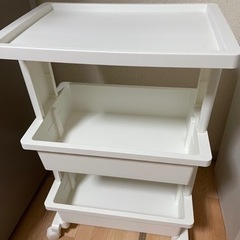 ３段ラック車輪付２個セット