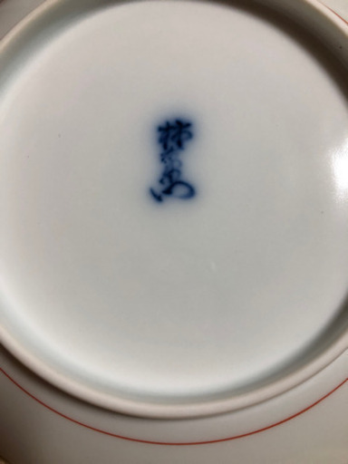 重要無形文化財　十四代 酒井田柿右衛門「錦 牡丹鳥文 皿」共箱  色絵 有田焼