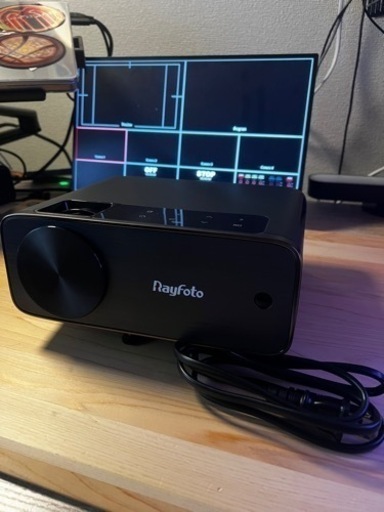 Rayfoto 最新WiFi プロジェクター 小型 12000lm 超美品