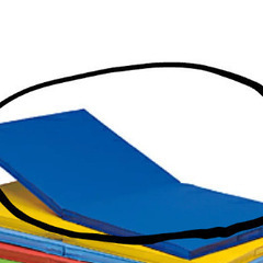 青の体操マット　二つ折り