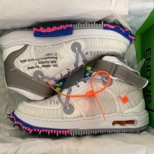 Off-White × Nike Air Force 1 Mid "White"