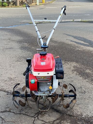 現物確認歓迎 初期不良対応 アフターケアも安心 整備済 爪程度良く かけ易い マメトラ 4.2馬力 移動輪付 耕運機 MC-10V 前1速/後1速　厚木市上依知