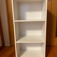 決まりました〜6月30日まで！あげます　白のカラーボックス