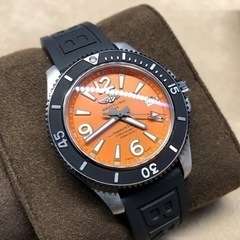 BREITLINGスーパーオーシャン オートマチック 42 オレンジの画像