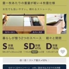 畳ダブルベットの画像