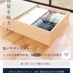 畳ダブルベットの画像