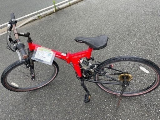 値下げしました。☆ランボルギーニ マウンテンバイク 折りたたみ式☆