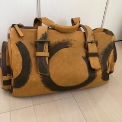 ✨美品✨本革　ボストンバック　1点物　ハンドメイドの画像