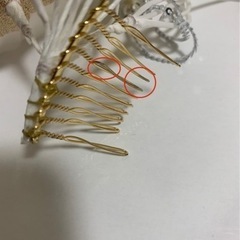 成人式　髪飾りの画像