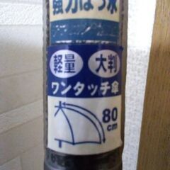 大きめ80cmワンタッチ長傘