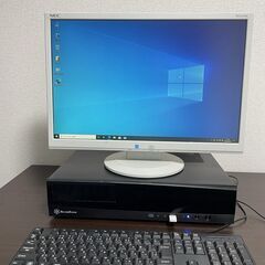 すぐ使える　きれい　NEC21インチモニター付き Intel Corei5 パソコン　SSDに交換済、Windows10 新規インストール済 の画像