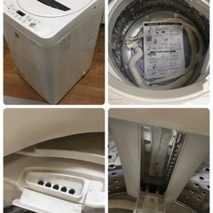 S177⭐人気SHARPメーカーセット！！新生活応援セット⭐2017年製☆6