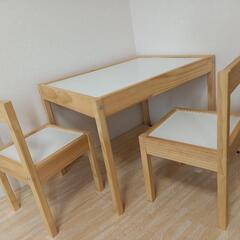 今週末限定値下げ！IKEA キッズテーブル&チェア×2