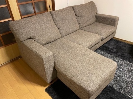 【キャンセル待ち】1000円！　3P オットマンつき　ソファー