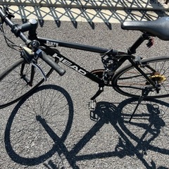 黒　自転車　ノーパンクタイヤ