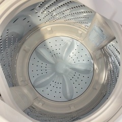 【美品】全自動洗濯機 ホワイト HW-T45D [洗濯4.5kg /乾燥機能無 /上開き]の画像