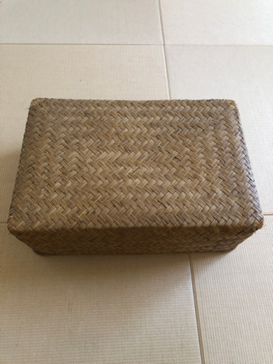竹　ボックス　和　入れ物　編み物