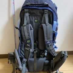 【美品】kathmandu バックパック 55L 女性用　ネイビー　の画像