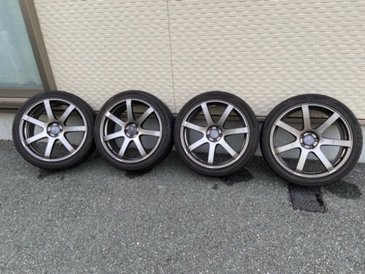 PCD100/5H 8J×19 IS+45タイヤ&ホイール