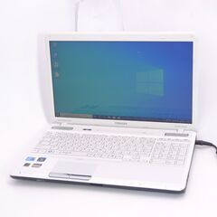 新品爆速SSD Wi-Fi有 16インチ ホワイト ノートパソコン 東芝 TX/77MWH 中古美品 Core i5 4GB BD-R 無線 Windows10 Office