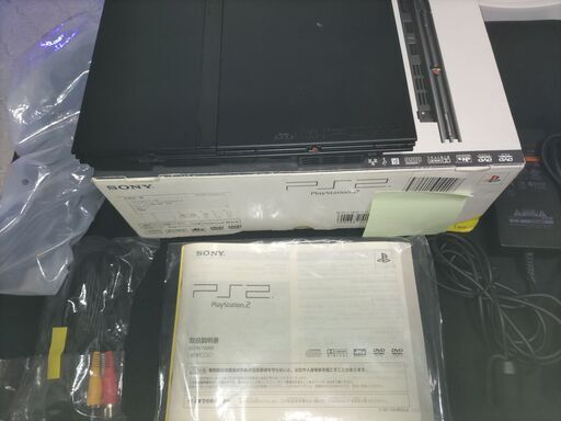 PS2 プレステ2本体\u0026ソフト7本\u0026コントローラー2つ(1つ新品)\u0026メモリーカード2つ\u0026HDMIコンバーター
