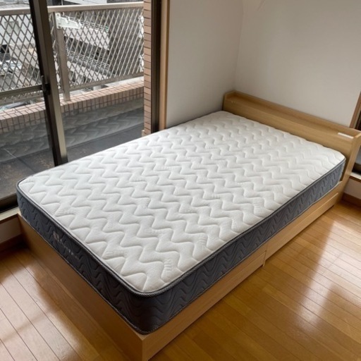 【〆6/26】セミダブルベット＋マットレス