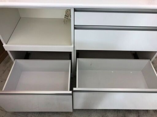 新入荷！！　システムキッチンボード　食器棚　ソフトクローズ　MOISS付き　幅(W)1400mm × 奥行(D)490mm × 高さ(H)2000mm