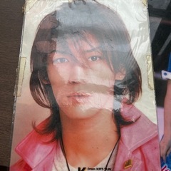 古い亀梨とおがわまこと下敷き2枚の画像