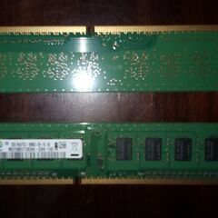 SAMSUNGメモリ４GB　２GB×２枚