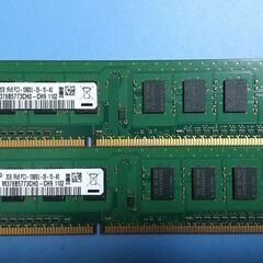 SAMSUNGメモリ４GB　２GB×２枚の画像