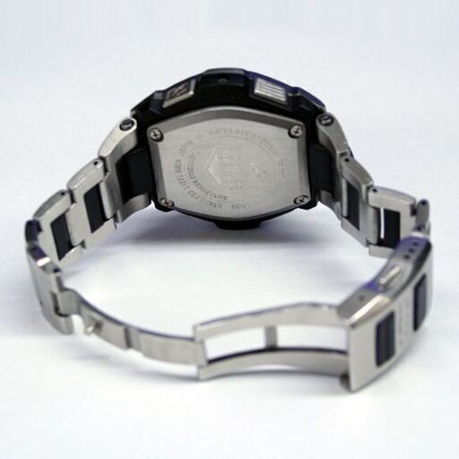 動作確認済み CASIO G-SHOCK MG-T タフソーラー MTG-1500-1AJF 電波時計 アナデジ ステンレス 腕時計 