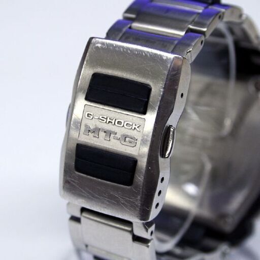 動作確認済み CASIO G-SHOCK MG-T タフソーラー MTG-1500-1AJF 電波時計 アナデジ ステンレス 腕時計 