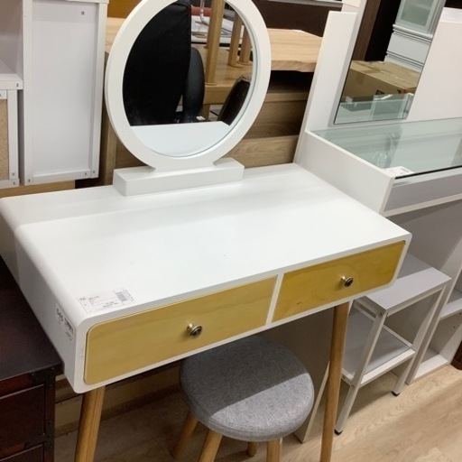 【トレファク筑紫野店】一面ドレッサー椅子付きです。【取りに来られる方限定】