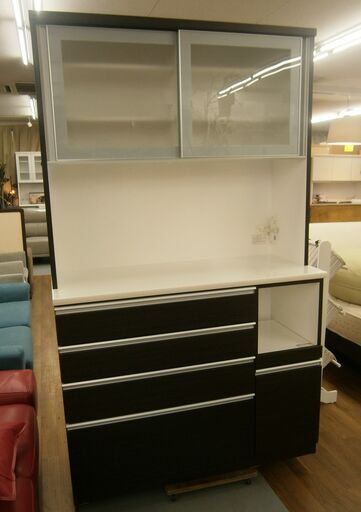 R453 NITORI キッチンボード、食器棚、幅120cm 美品