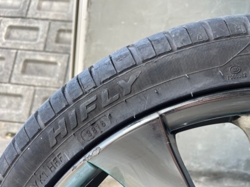 タイヤ付きホイール　4本　225/40R18