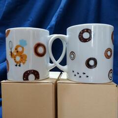 未使用品★はらドーナツ ペアマグカップ★の画像
