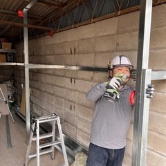 軽量鉄骨下地(軽天屋)造作大工　ボード屋未経験大歓迎作業スタッフ募集の画像