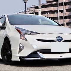 H28 プリウス Sツーリング/モデリスタ/純正9型ナビ/黒革/...