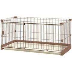 リッチェル ペット用お掃除簡単サークル 150-80 ブラウン