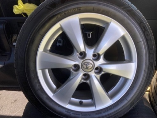 在庫入替の為お値引き価格‼️?✨トヨタ純正アルミ‼️サマータイヤ‼️エスティマ？等215/60R17 17×7J 5×114.3 オフ