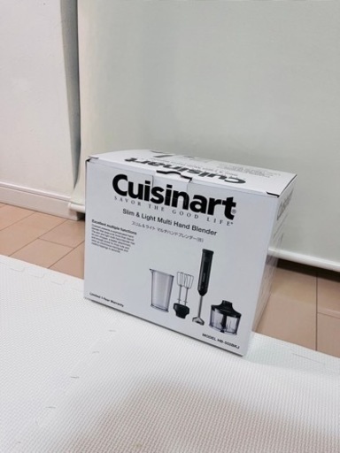 新品未使用:クイジナート Cuisinartスリム&ライト マルチハンドブレンダー