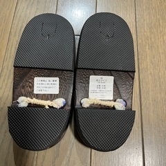 下駄　【新品未使用】19.5cm  （18cm）の画像