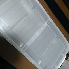 お譲り先決定★急募　最終値下げ★【キャスター付きベッド下収納】中古品の画像