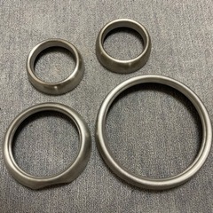 RA16 ミニクーパー用　メーターまわりアルミリングセット