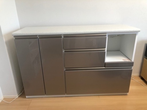 【美品】ニトリ　アルミナ2 キッチンカウンター
